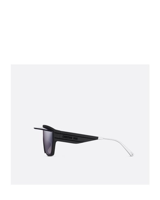 Dior White Eyewear Mask-Frame Sunglasses
