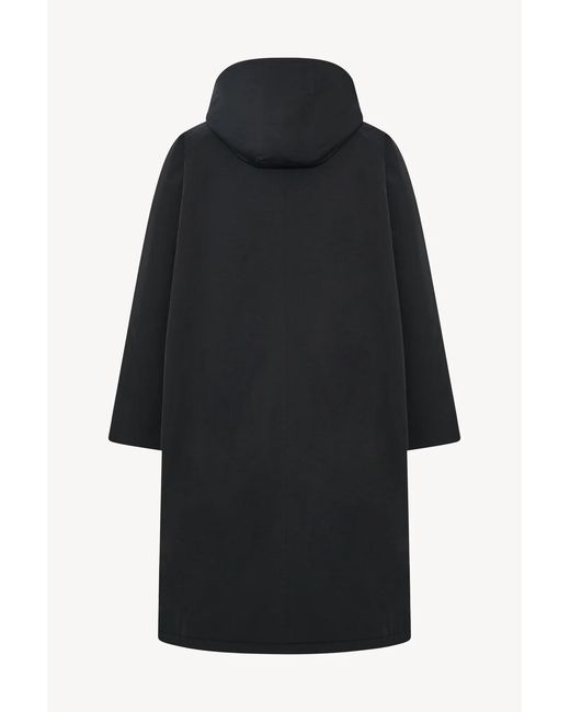 The Row Black Nikar Hooded Coat for men