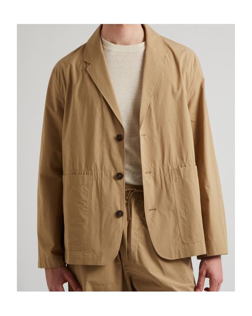 Studio Nicholson Natural Coll Single-Breasted Blazer for men