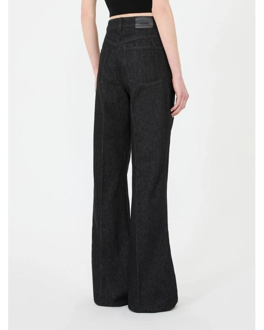 Sportmax Black Spdmanico Flared Jeans