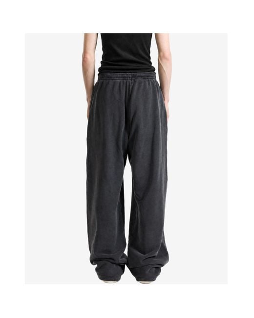 Balenciaga Gray Baggy Sweatpants for men