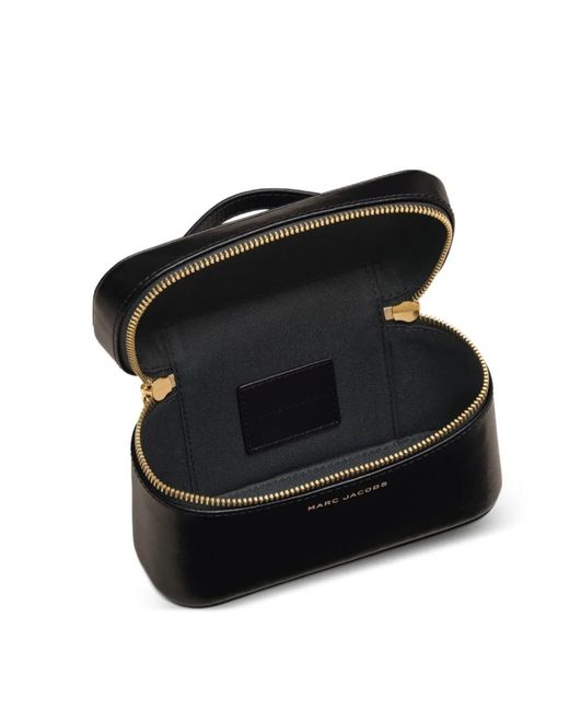 Marc Jacobs Black Scene Logo Lettering Vanity Bag