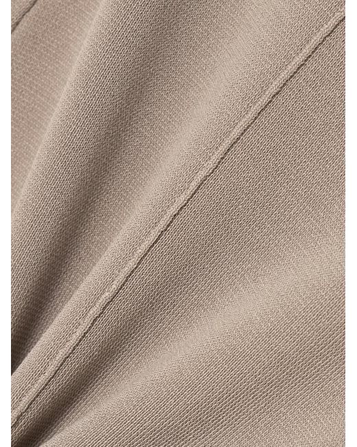 Joseph Natural Stretch-Knit Flared Track Pants