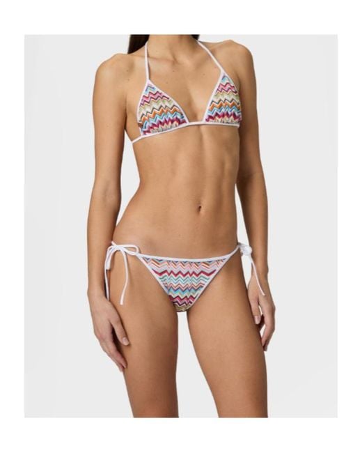 Missoni White Printed Bikini