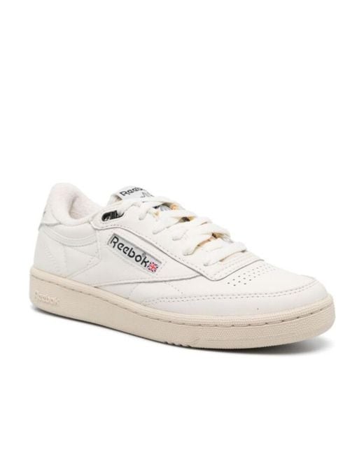 Reebok White Club C Vintage Sneakers for men