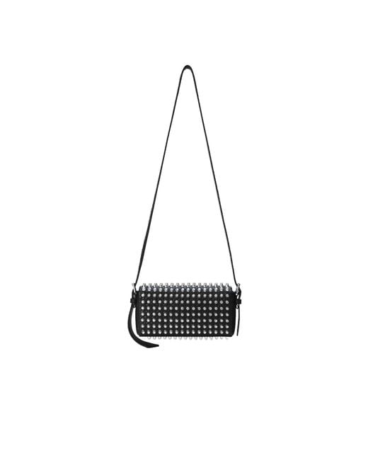 Alexander Wang Black Mini Ricco Studded Cross Body Bag