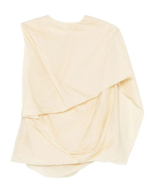 Entire studios Natural Draped Blouse