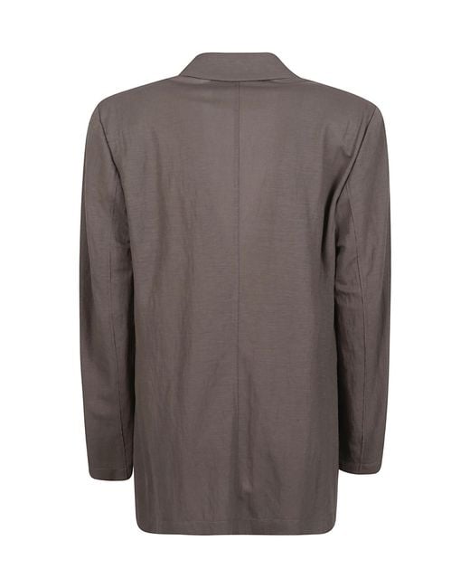 Harris Wharf London Brown Single-Breasted Blazer