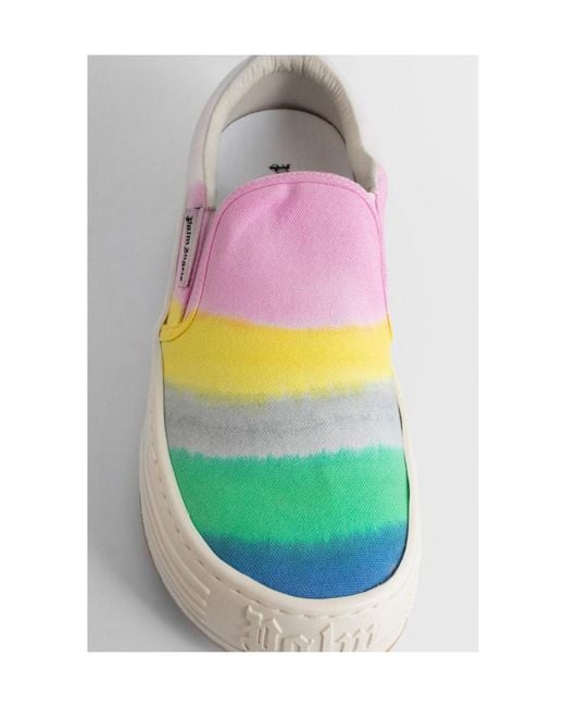 Palm Angels Multicolor Printed Slip-On Sneakers for men