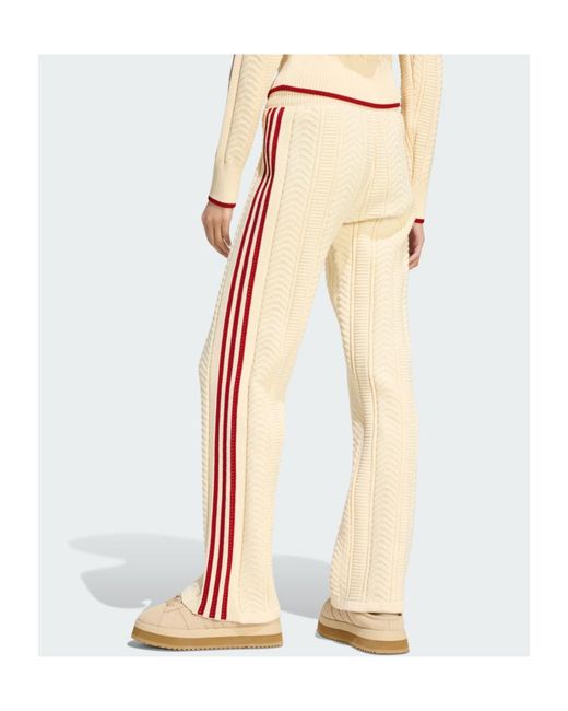 Adidas Originals Natural Sst Wide Leg Trackpant