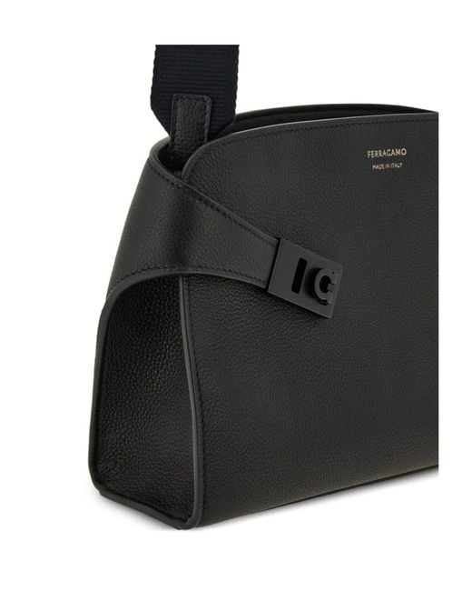 Ferragamo Black Bum Bags for men