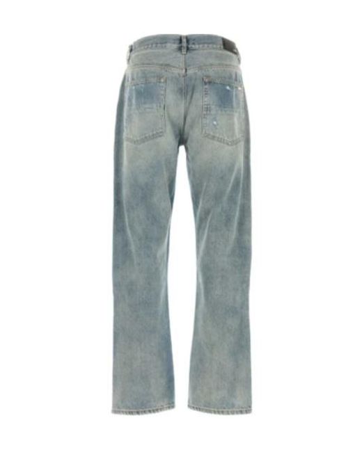 Amiri Blue Belt Loop Jeans for men