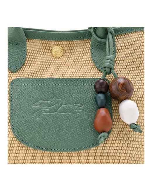Longchamp Green Le Pliage Collection Xs Basket Bag
