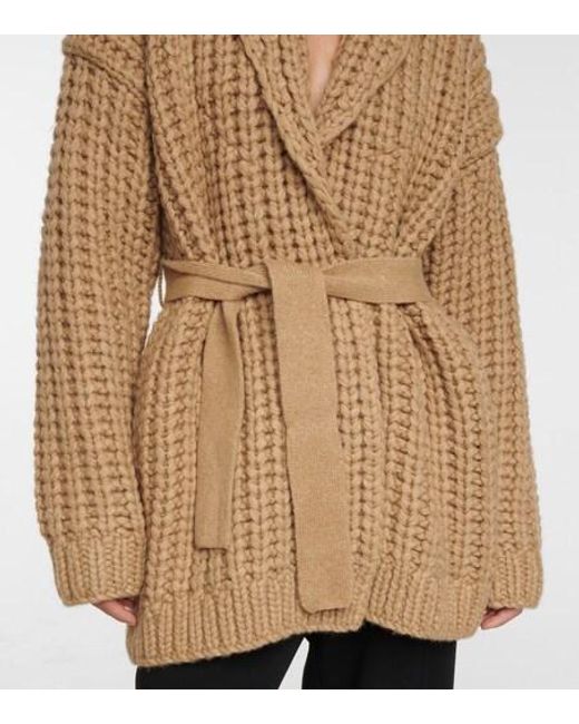 Altuzarra Brown Haines Wool-Blend Cardigan
