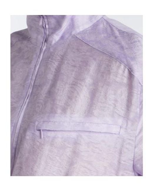 Christopher Esber Purple Light Leak Jacquard Romper