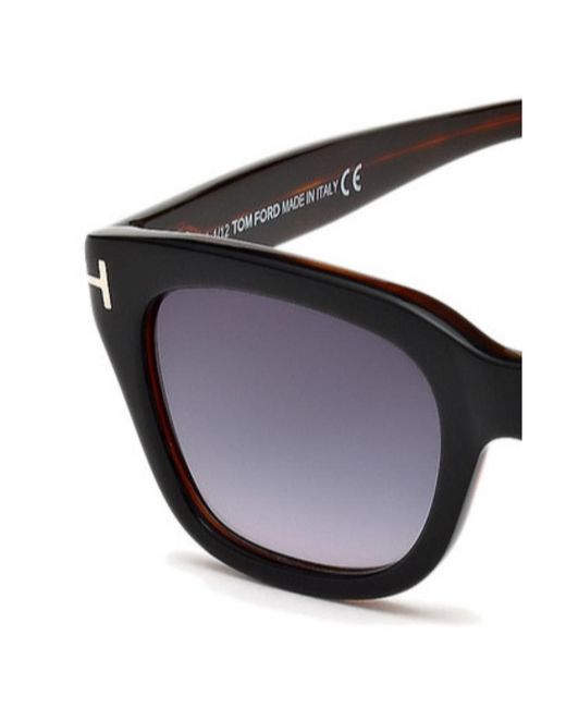 Tom Ford White Eyewear Snowdon Square-Frame Sunglasses