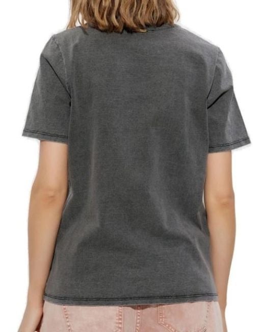 MICHAEL Michael Kors Gray Metallic Applique T-Shirt
