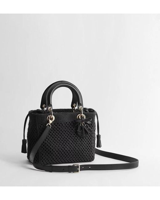 Dior Black Medium Lady Bag