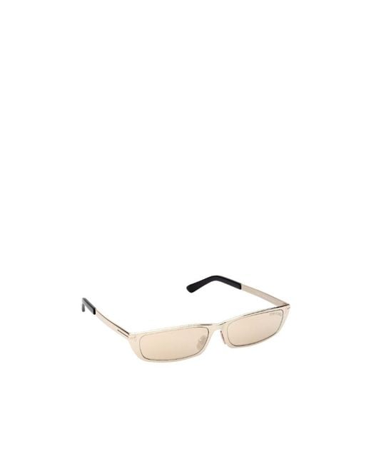 Tom Ford Natural Eyewear Everett Rectangular Frame Sunglasses