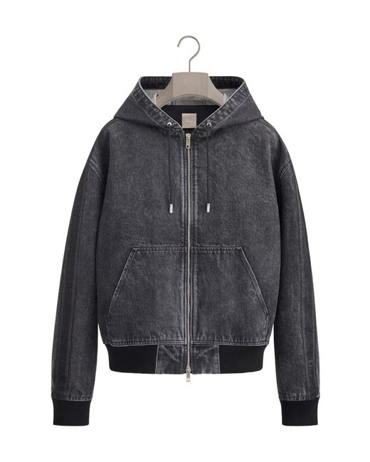 Dior Gray Hooded Jacket With Band for men