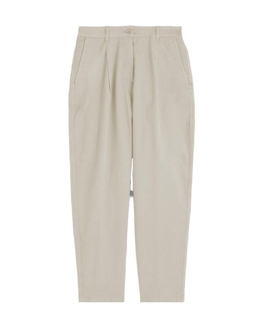 Aspesi White Belt Loop Casual Pants