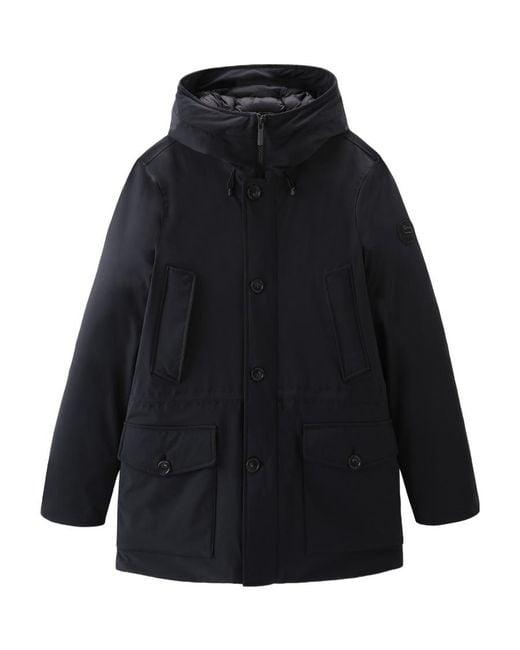Woolrich Blue Artic Hooded Parka for men