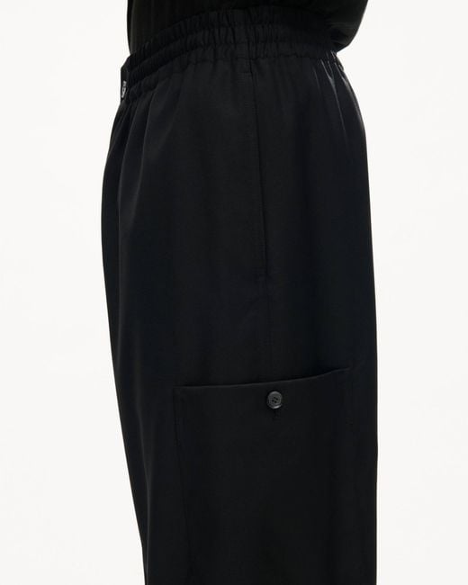 KENZO Black Cargo Jogpants for men