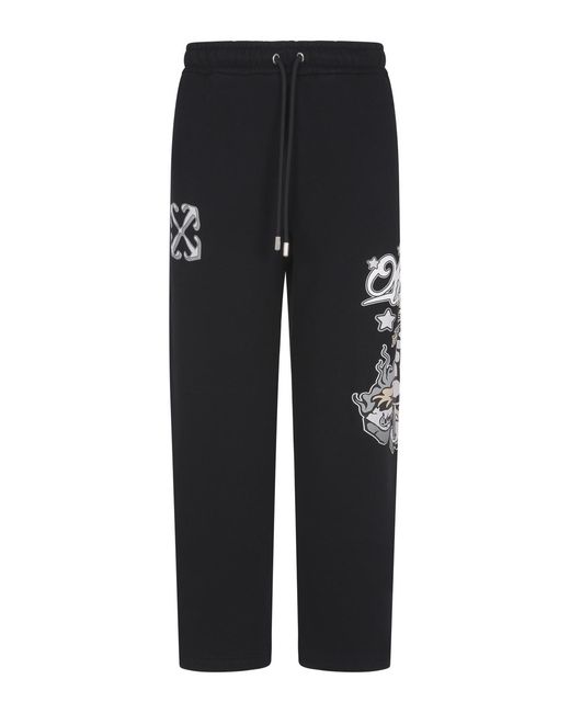 Off-White c/o Virgil Abloh Black Drawstring Sweatpants for men