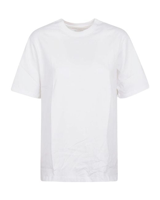 Majestic Filatures White Item O-Neck Short-Sleeved T-Shirt