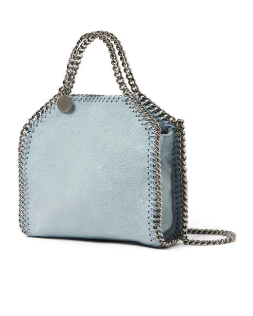 Stella McCartney Blue Falabella Tiny Shoulder Bag