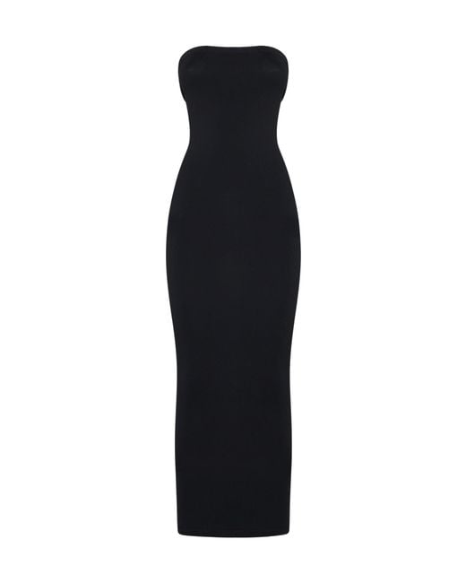 Wolford Black Fatal Off-Shoulder Dress
