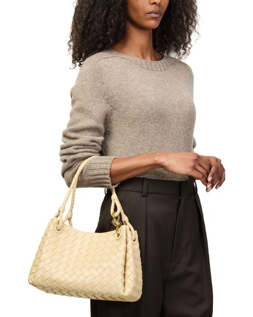Bottega Veneta Natural Parachute Shoulder Bag