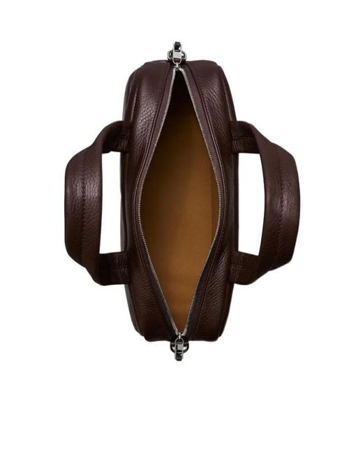 Tory Burch Brown Minimalist Leather Tote Bag