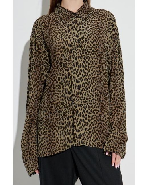 Zadig & Voltaire Green Tyric Printed Shirt