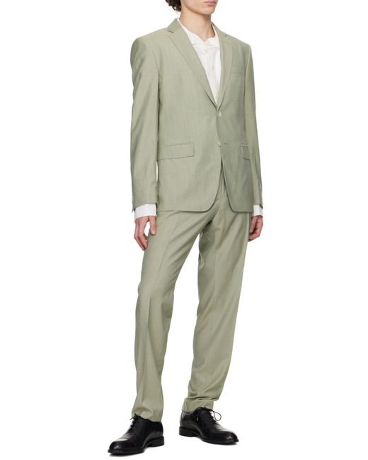 Boss Gray Boss Slim-Fit Suit for men