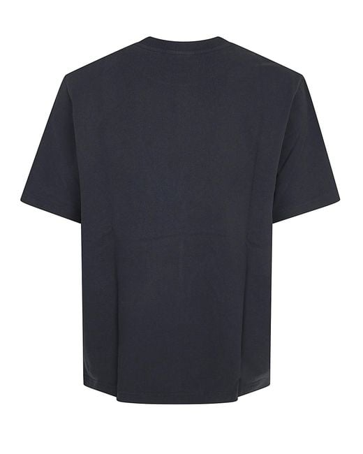Maison Kitsuné Blue Maison Kitsuné Double Fox Head Comfort Tee-Shirt for men