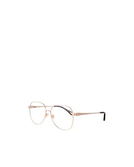 Chloé White Chloé Eyewear Cat-Eye Glasses