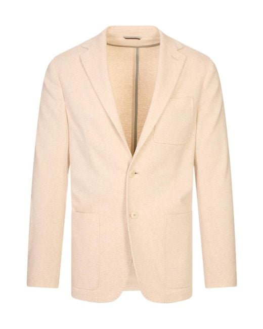 Canali Natural Single-Breasted Casual Jacket for men