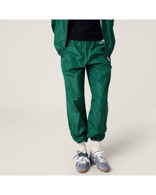 Miu Miu Blue New Balance X 530 Sl Suede And Mesh Sneakers
