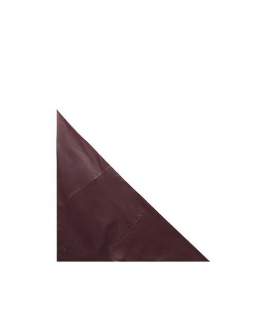 Magda Butrym Purple Leather Head Scarf