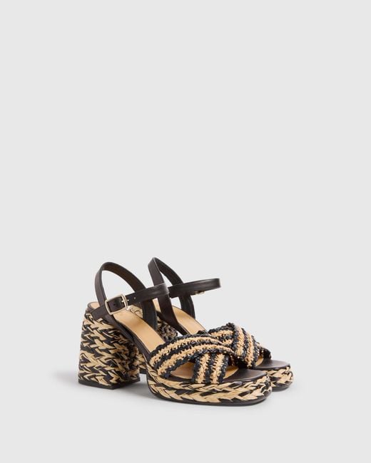 Castaner Multicolor Vicen 95Mm Raffia Sandals