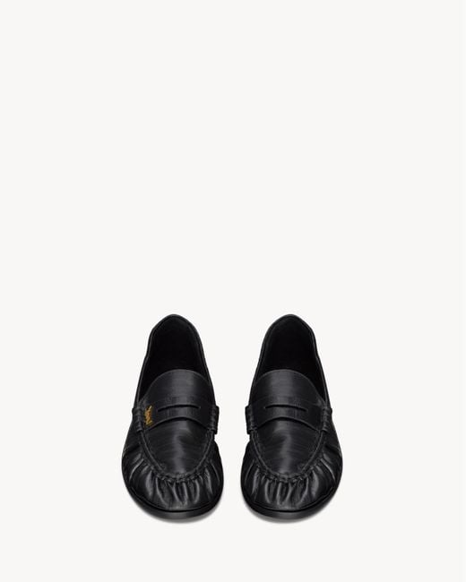 Saint Laurent Black Le Loafer Supple for men