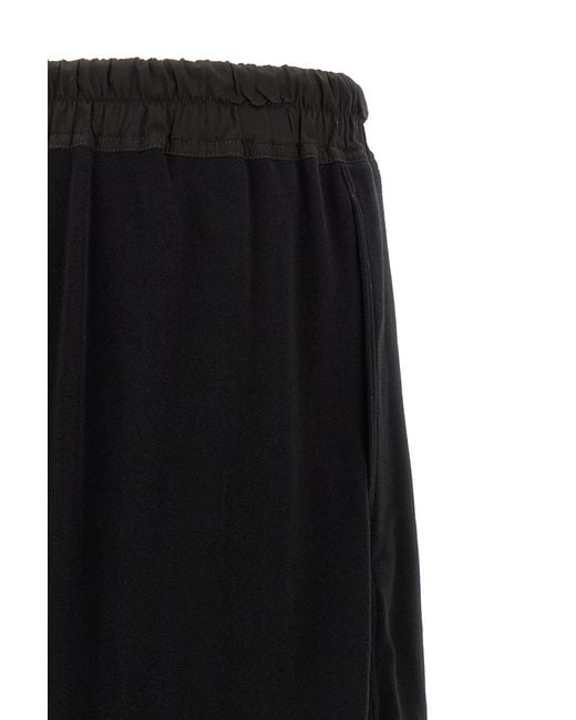 Rick Owens Black Boxers Drawstring-Waist Shorts for men