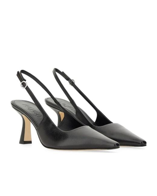 Aeyde Black Slingback Sandals Fernanda