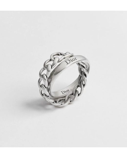 Dior White Stack Ring for men