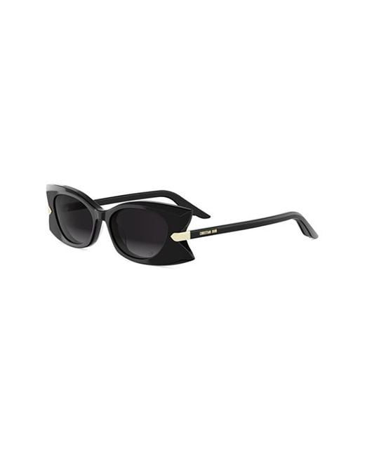 Dior White Eyewear Butterfly Frame Sunglasses