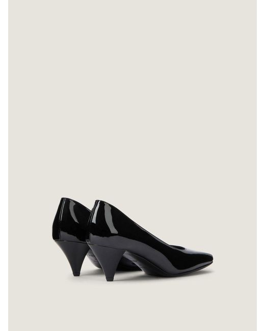 Givenchy Black Sliced Square Pumps