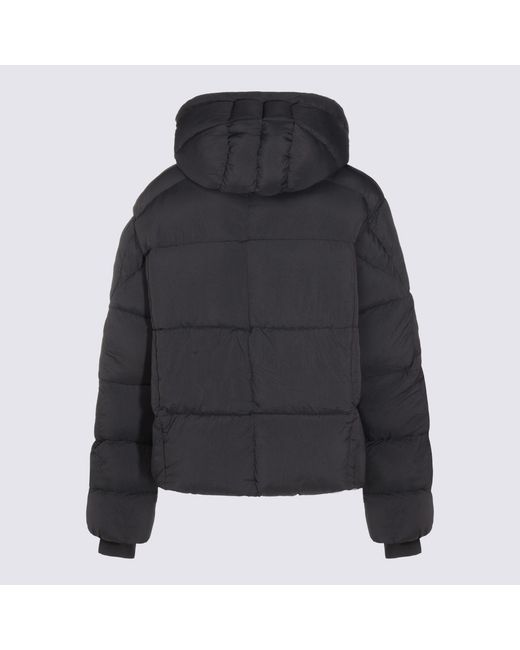 Thom Krom Black Hooded Cotton Jacket for men