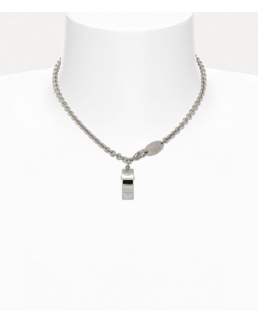 Vivienne Westwood Metallic Whistle Necklace