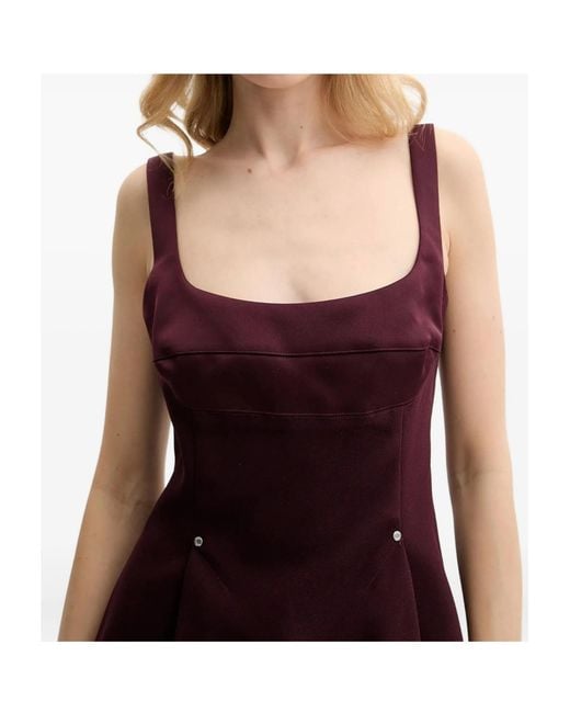 Stine Goya Purple Peplum-Waist Top